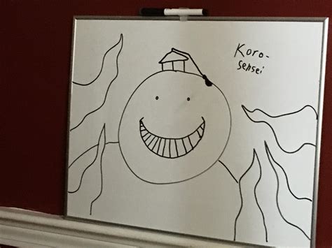 Made a basic whiteboard drawing : r/Korosensei