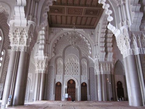 Hassan II Mosque | Interior, prayer hall view | Archnet