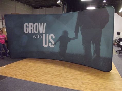 Rock Springs Church (Milner, GA 20 foot curved frame. This very large (20 foot) backdrop creates ...