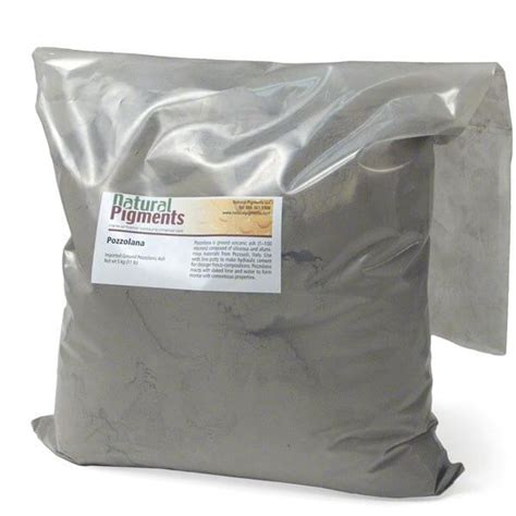 Natural Pigments Pozzolana 5 kg: Pozzolana is ground vocanic ash ...