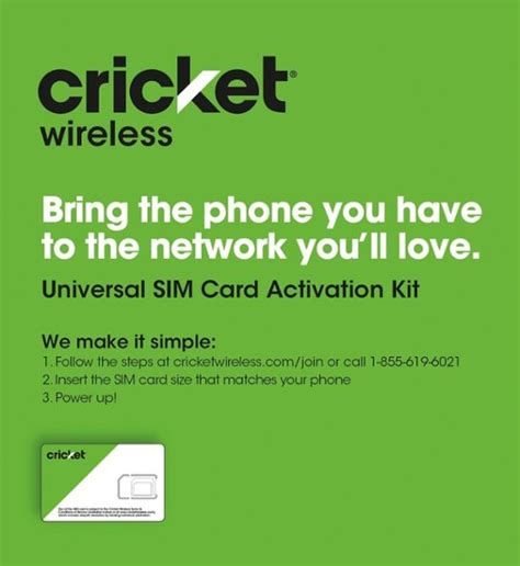 Cricket Wireless Universal SIM Card Activation Kit SRRN4004 - Best Buy