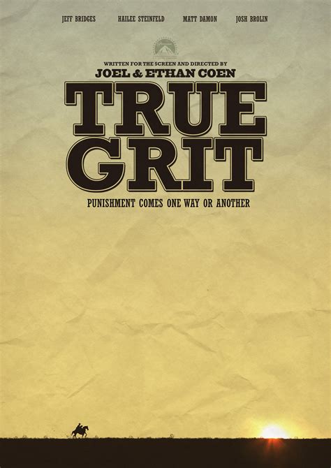 True Grit Poster | Poster By Jack Woodhams