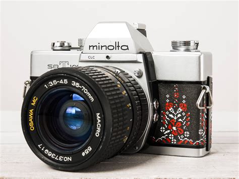 Minolta SRT 101, functional vintage 35mm film analog SLR camera, 28 ...