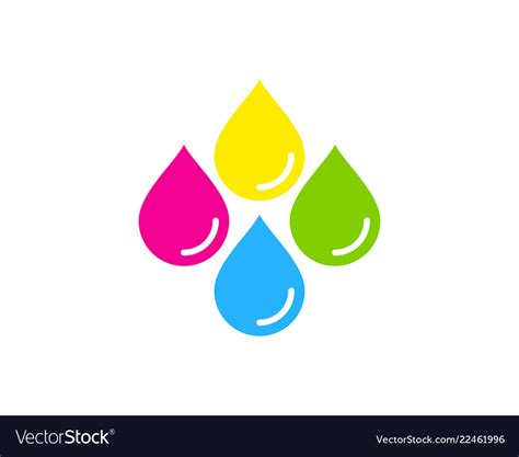 Splash paint logo icon design Royalty Free Vector Image