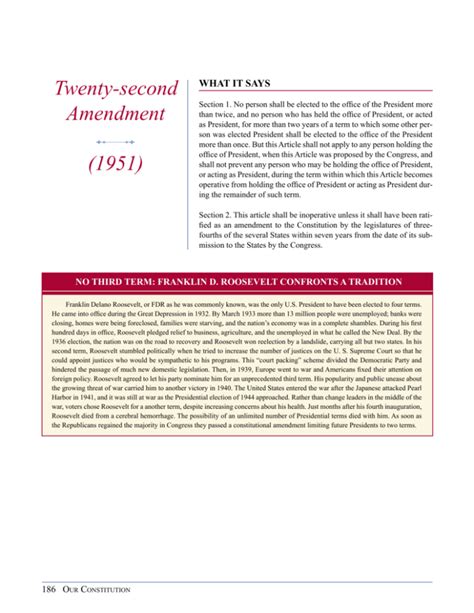 Twenty-second Amendment (1951)