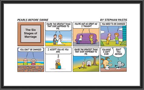 Pearls Before Swine - Jan 21st, 2018 - 6 Stages of Marriage - Comic Art Print - GoComics Store