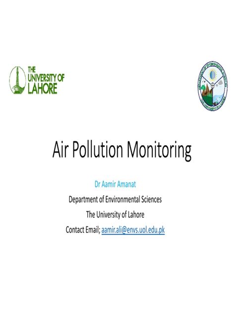 Air Pollution Monitoring | PDF | Particulates | Air Pollution