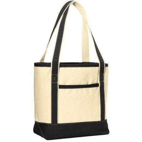 Heavy Duty Black Canvas Tote Bag | Paul Smith