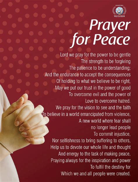 Prayer for Peace