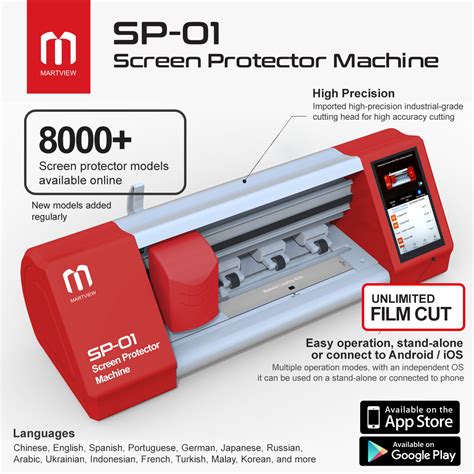 Martview SP-01 Intelligent Screen Protector Film Cutter Machine - GsmRadix