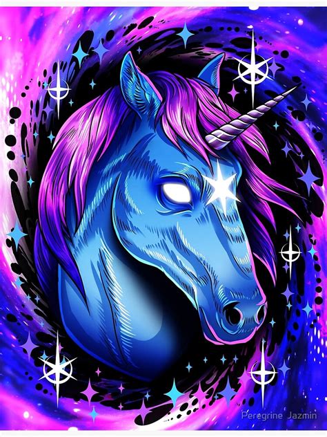 "Black Hole Unicorn" Poster for Sale by retkikosmos | Redbubble