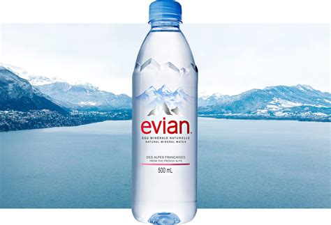 Pin by Allen Ling on 水 | Water bottle, Evian, Evian bottle