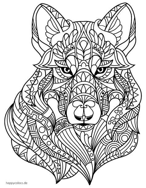 Animal Mandala » Mandala Animals Coloring Pages and sheets