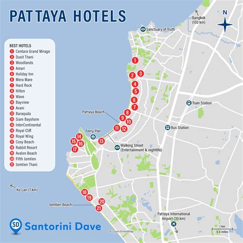 PATTAYA HOTEL MAP - Best Areas, Neighborhoods, & Places to Stay