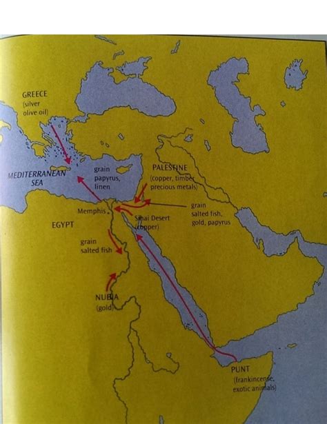 Ancient Egypt Trade Routes Map - Map Of Australia And New Zealand