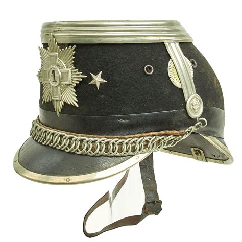 Original Swiss WWI Cavalry Officer Shako Helmet Marked to the 1st Cava – International Military ...