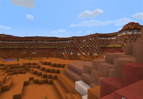 minecraft java edition - Stained Clay Biome - Arqade