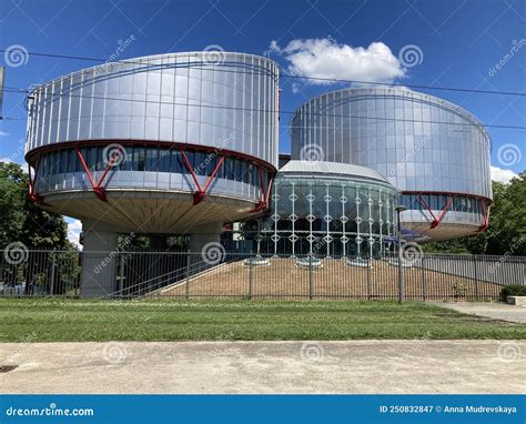 Building of the European Court of Human Rights. Strasbourg, France ...