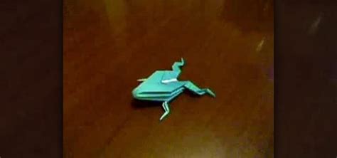 How to Origami a jumping frog « Origami :: WonderHowTo