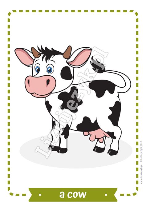 Farm Animals - English Flashcards | Animal flashcards, Animal crafts for kids, Flashcards