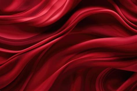 Premium AI Image | A Red Silk Fabric