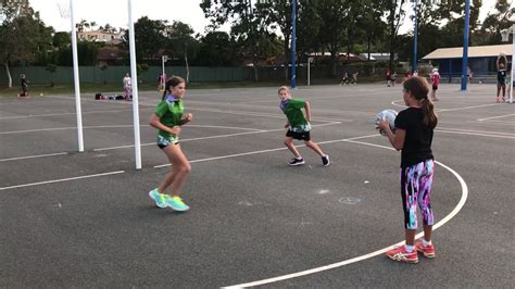 Netball drills -young players - YouTube