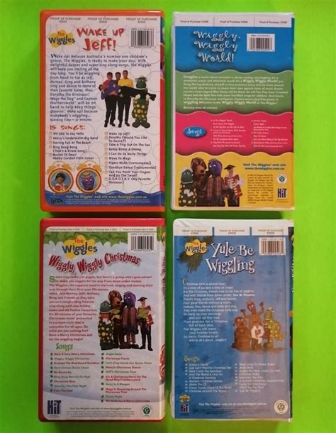 The Wiggles Vhs Bundle 7 X Vhs Abc Kids Vintage Wiggles 163 44 04 - Bank2home.com