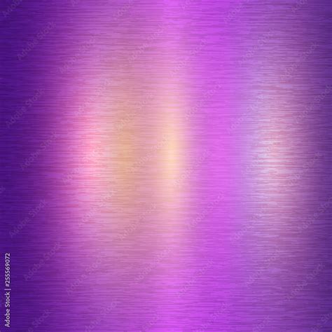 Vector foil purple metallic texture with shiny scratched surface, polished imitation background ...