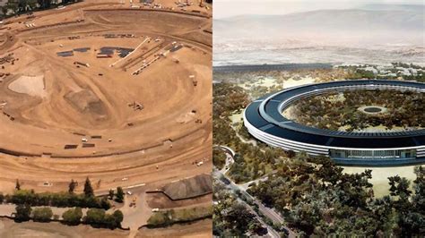 See the construction of Apple’s new headquarters from the sky