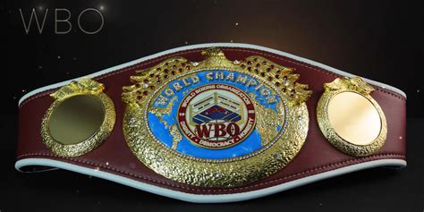 WBO | New WBO Title Belts Unveiled During Annual Convention - WBO