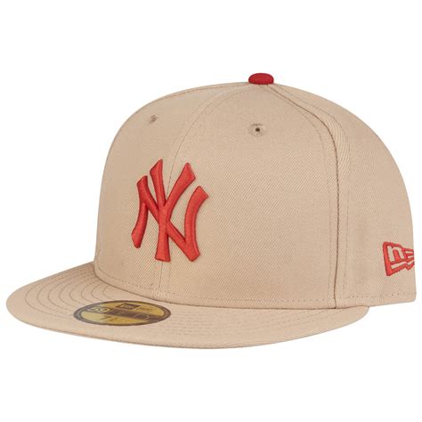 New Era 59Fifty Fitted Cap - MLB New York Yankees camel rot | Fitted | Caps | 59caps.com