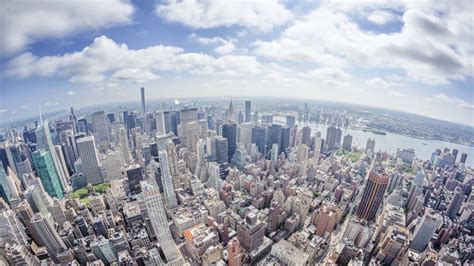 Flying High Above The City Aerial Survey HDRI Panorama HDR Image By ...