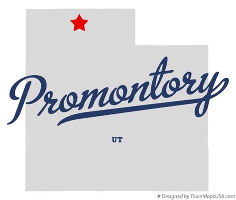 Map of Promontory, UT, Utah