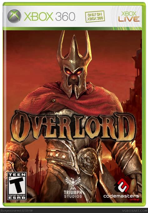 Overlord Xbox 360 Box Art Cover by eyescovered