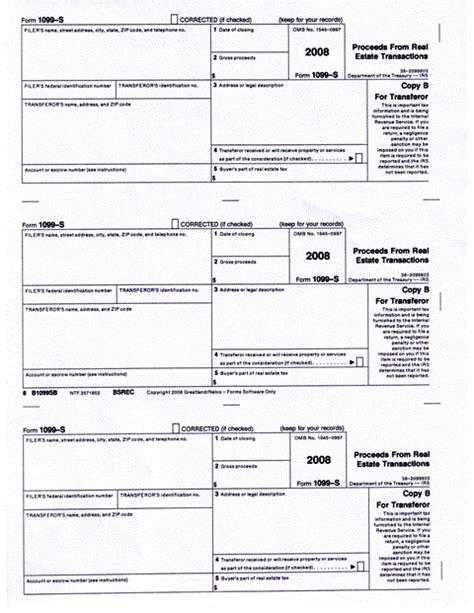 1099 S Form Printable - Printable Forms Free Online