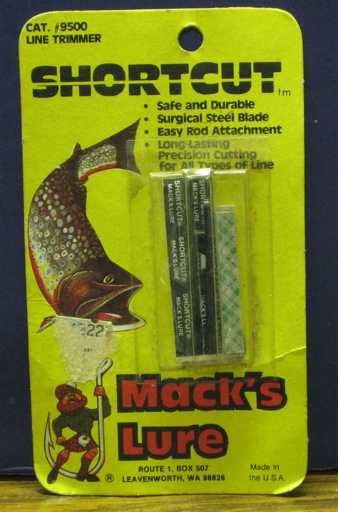 Mack's Lure - Shortcut - Fishing Line Rod Mounted Trimmer - 9500 - 1983 ...