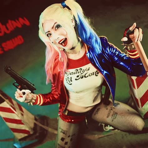 Harley Quinn Cosplay Costume Outfit Women Joker Sexy Suit Coat Halloween Carnival Party Clothes ...