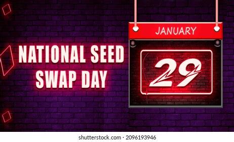 Happy National Seed Swap Day 29 Stock Illustration 2096193946 ...