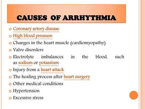 PPT - Arrhythmia : Causes, Symptoms and Treatment PowerPoint ...