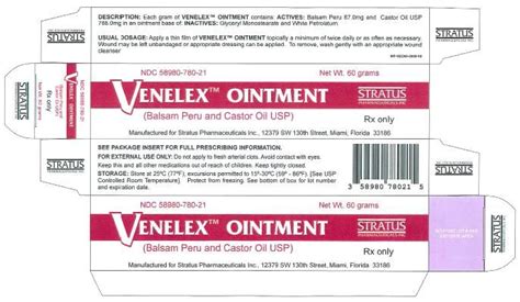 pro label inc miami | Venelex Ointment | Ointment, How to apply, Labels