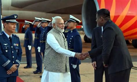 Modi arrives in Brasilia for BRICS summit, to meet Putin, Xi Jinping