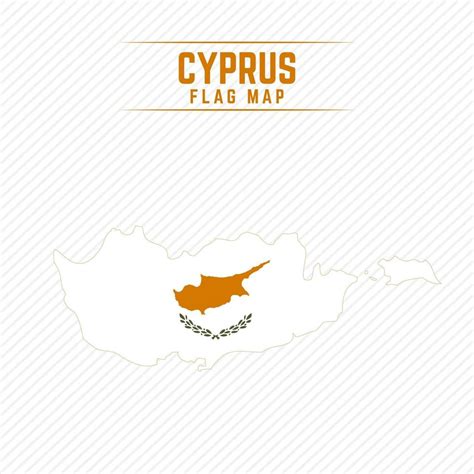 Flag Map of Cyprus 2400585 Vector Art at Vecteezy