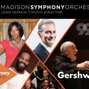 Madison Symphony Orchestra - Gershwin! at Overture Center - Overture ...