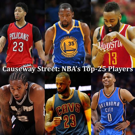 Causeway Street: Our NBA's Top-25 Players Lists