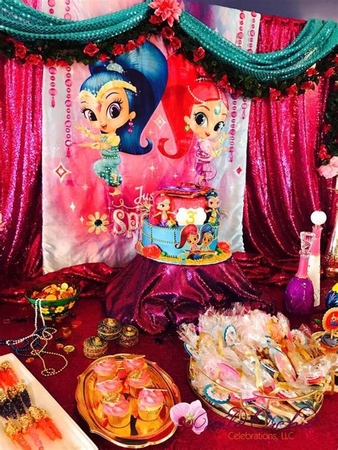 Shimmer and Shine Birthday Party Ideas | Photo 68 of 90 | Shimmer n shine, Shimmer, Catch my party