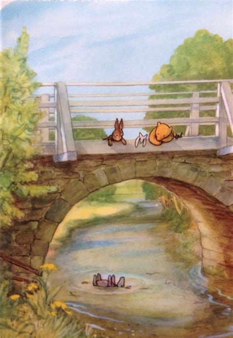 Winnie the pooh E. H. Shepard original art print vintage 1966