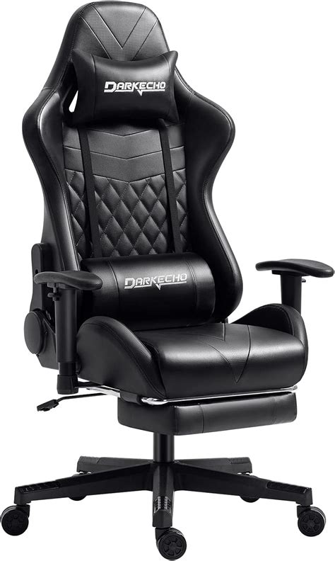 Ergonomic Gaming Chair with Footrest, Massage, and Reclining Function ...