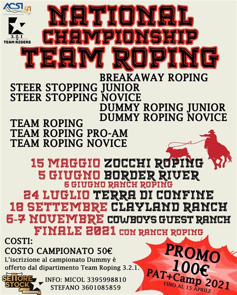 Team Roping Calendar