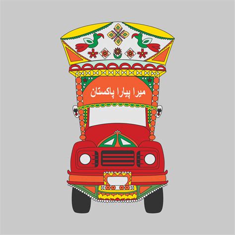 Pakistani Truck Art 27775515 Vector Art at Vecteezy