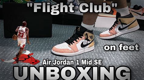 UNBOXING AIR JORDAN 1 MID SE MAGIC EMBER | FLIGHT CLUB 2023 | ON FEET LOOKS - YouTube